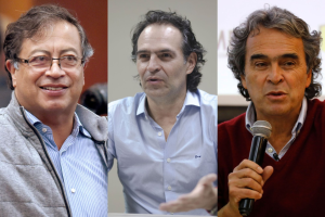 Sergio Fajardo, Gustavo Petro y Fico Gutiérrez: candidatos a la presidencia de Colombia