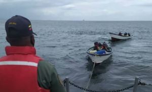 Tras dos días perdidos en el mar, fueron rescatados cuatro pescadores en Sucre (Fotos)