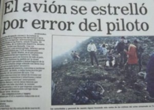Se cumplen 31 años del fatal accidente del vuelo 108 de Aeropostal en “La guillotina de Los Andes”