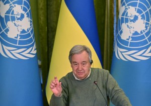 Rusia confirma ataque contra Kiev en plena visita del secretario general de la ONU