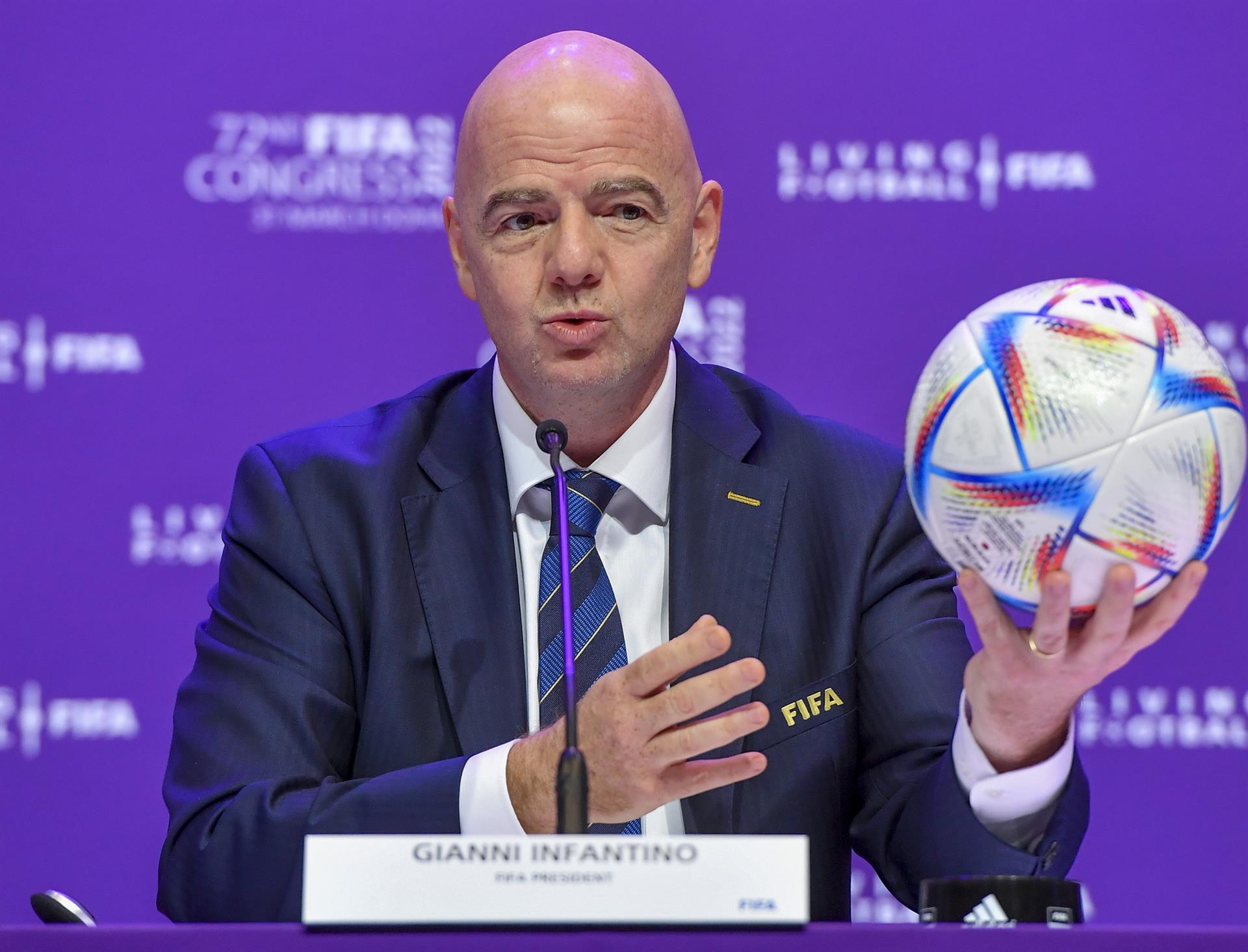 La Fifa acoge con satisfacción la resolución de la ONU sobre el Mundial de Qatar 2022