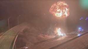 Conmoción en Ohio: Camión cargado de gasolina causa gran explosión después de chocar contra otro