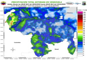 Inameh alertó sobre posibles lluvias y actividad eléctrica en varios estados de Venezuela #28Abr