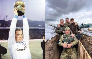 Ganó el Balón de Oro en 1986 y hoy apoya a soldados ucranianos que repelen la invasión rusa