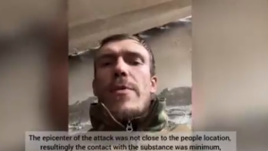 Soldado ucraniano explicó los efectos que sufrió por presunto uso de armas químicas en Mariúpol