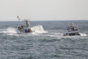 Al menos diez muertos entre los pasajeros del navío turístico nipón naufragado