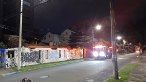 Reportaron incendio en antigua sede de Embajada de Venezuela en Bogotá