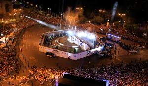 La ciudad de Madrid se prepara para la posible celebración del titulo de LaLiga del Real