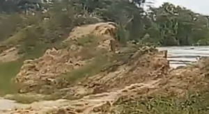 VIDEOS: Muro de contención en Catatumbo se reventó por crecida del río Zulia