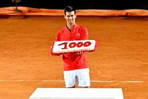 Djokovic se medirá a Tsitsipas en la final de Roma tras llegar a mil triunfos