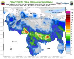 Nubosidad, lluvias y descargas eléctricas: el pronóstico de Inameh para este #5May