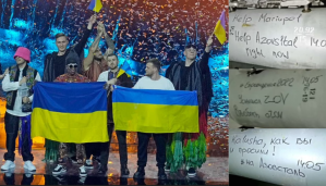 Tensión en Eurovisión: Rusos escriben escalofriantes mensajes en bombas nucleares luego que los ucranianos ganaran
