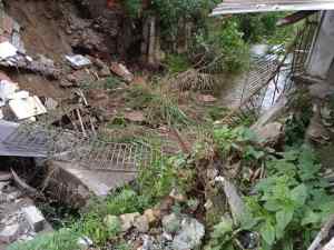 Fuertes lluvias en Mérida provocaron deslizamientos de tierra y dejaron varias viviendas afectadas (FOTOS)