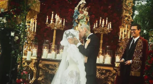 Así fue lujosa boda de Kourtney Kardashian y Travis Barker en Italia (Fotos)