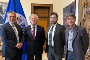 Luis Almagro sostuvo encuentro con delegados del Gobierno Interino