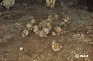 Confundieron 150 cráneos de víctimas sacrificadas hace mil años con una escena del crimen actual