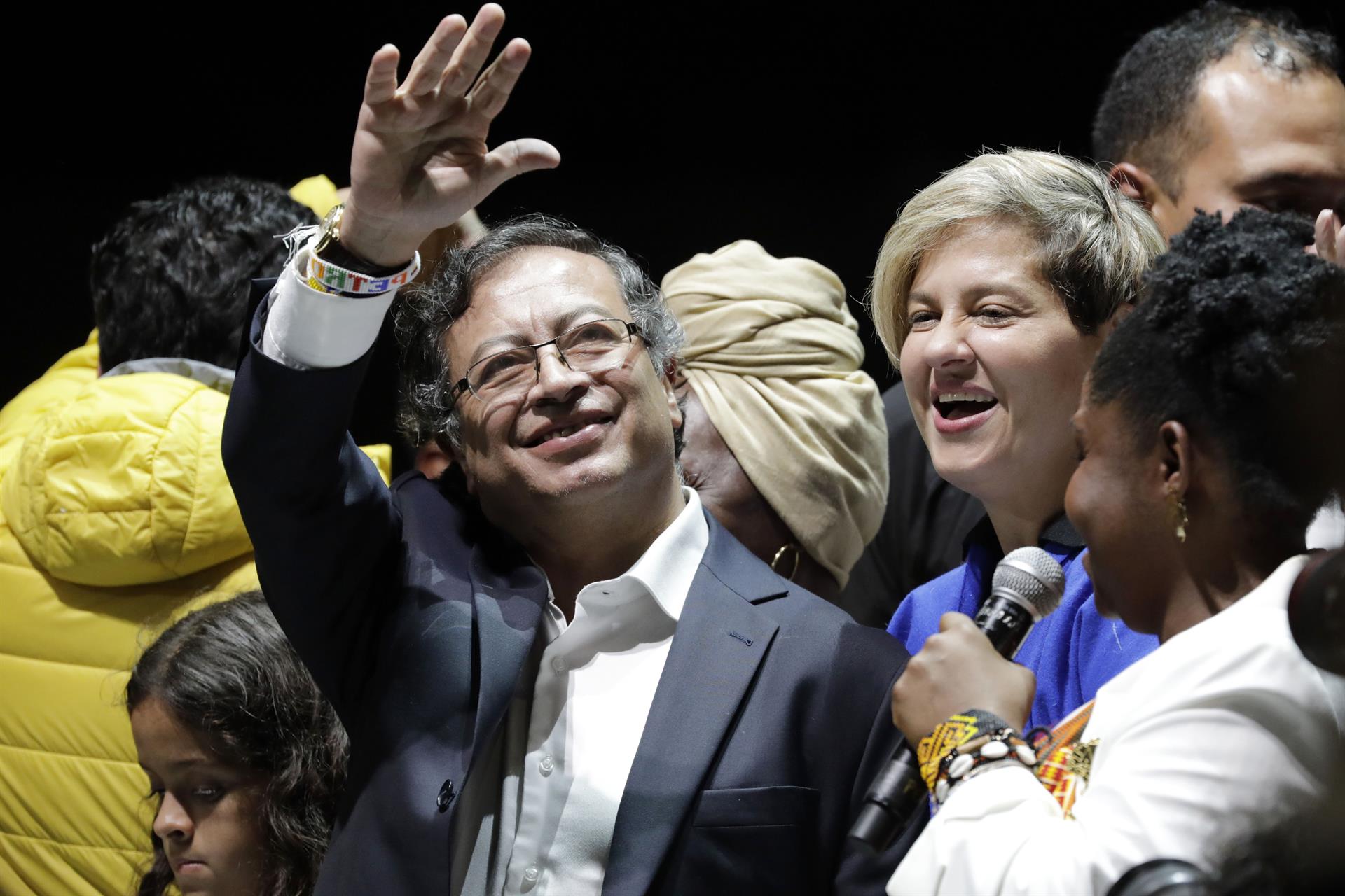 Gustavo Petro en su discurso como vencedor: A partir de hoy Colombia cambia, Colombia es otra
