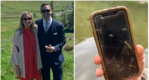 Se rencontró con su iPhone perdido en el fondo de un río por 10 meses… ¡y seguía funcionando! (FOTOS)