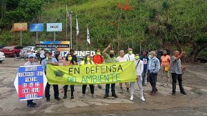 Desde La Vega protestaron por no más ecocidios e invasiones de colectivos a parque naturales