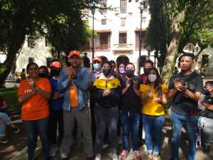 Jóvenes merideños exigen liberación de activistas de VP detenidos en Caracas