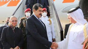 Venezuela’s Maduro arrives in Qatar and will meet the emir