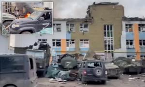 Impactante VIDEO: Decenas de soldados rusos explotaron tras ataque ucraniano con cohetes de EEUU