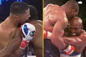 “Estaba tratando de hacerme pasar por Mike Tyson”: boxeador intentó morderle la oreja a su rival en pleno combate (VIDEO)