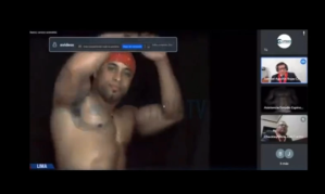 Insólito: VIDEO de stripper se filtra durante audiencia virtual del presidente de Perú
