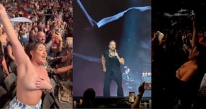 Así quedó Ricardo Arjona cuando una mujer se quitó la ropa durante su concierto en Miami (VIDEO)