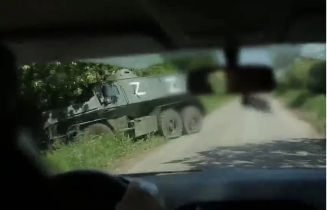 Inusual vehículo blindado del Grupo Wagner fue visto por primera vez en Ucrania (VIDEO)