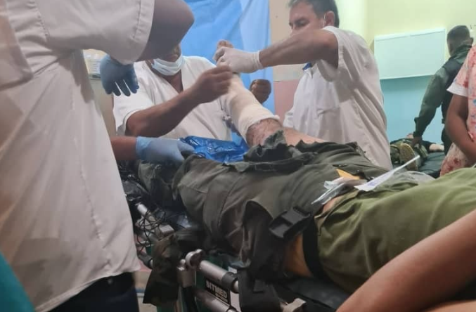 Dos militares severamente lesionados por estallido de mina antipersonal en Zulia