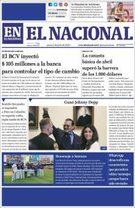 Portadas de este jueves 2 de junio de 2022