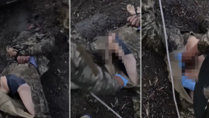 Tropas rusas castraron a un prisionero ucraniano con una navaja y filtraron el video