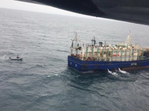 Uruguay indaga a buque pesquero chino capturado en sus aguas