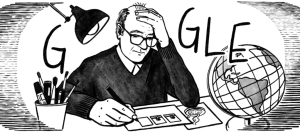 Google Homenajea a Quino en 25 países con un tributo en blanco y negro