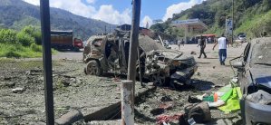 Ataque con explosivos dejó un policía y un civil muerto en Antioquia