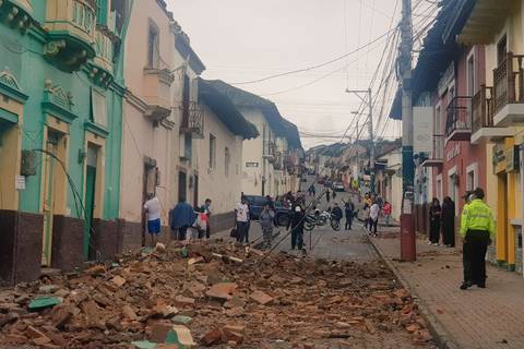 Sismo de magnitud 4,1 sacudió a Ecuador este #26Jul: reportan destrozos en centenares de viviendas