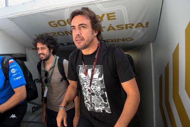  El piloto Fernando Alonso festejó su cumpleaños   junto a su familia en el Hungaroring