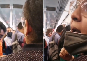 “Tengo más plata que todos ustedes”: mujer humilló a pasajeros en metro de Perú (VIDEO)
