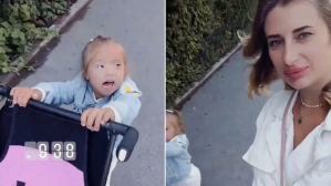 Conmovedor video de una madre y su pequeña antes de ser alcanzadas por las bombas de Putin