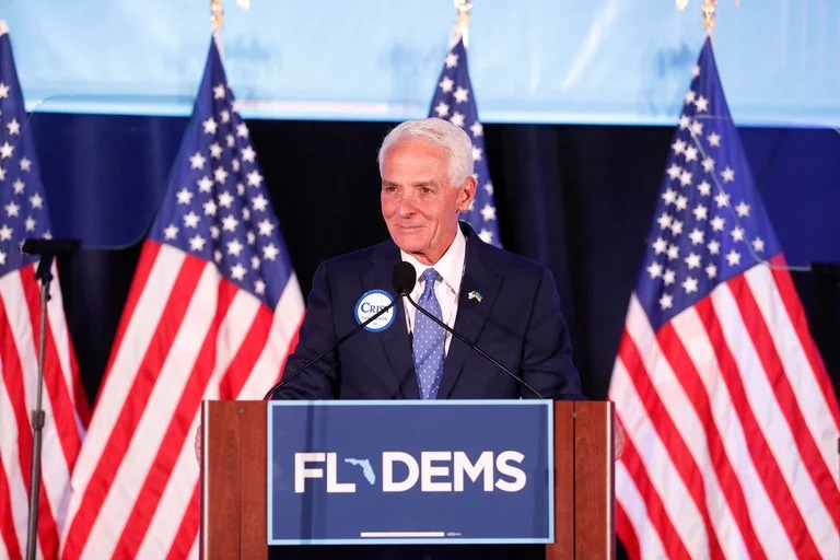 Día de primarias en Florida: El exgobernador republicano que quiere ser el rival demócrata de DeSantis