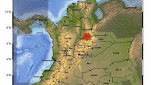 Temblor en Colombia: un sismo de magnitud 4.4 se registró en el departamento de Santander