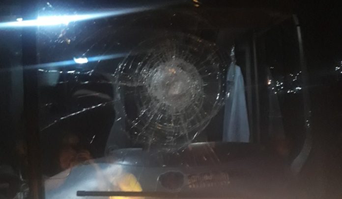 Chofer de Trujillanos FC resultó herido tras ataque al autobús en San Cristóbal