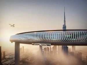 Revelan bocetos del edificio del futuro: tendrá forma de anillo y piensan construirlo a 550 metros de altura