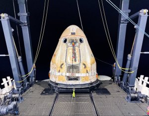 Cápsula de carga de SpaceX llegó a las aguas de Florida desde la Estación Espacial Internacional