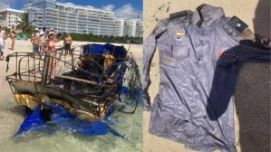 Balsa calcinada con un uniforme de policía cubano llegó vacía hasta Miami Beach (Imágenes)
