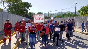 Trabajadores de Pdvsa en Anzoátegui protestaron por restitución del seguro médico y beneficios #29Ago