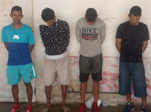 Detienen en Anzoátegui a cuatro sujetos por robo en una residencia