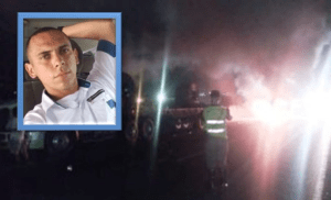 Escolta de Diosdado Cabello murió carbonizado durante un accidente en la ARC