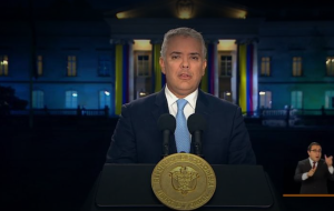 El último discurso de Iván Duque como presidente de Colombia